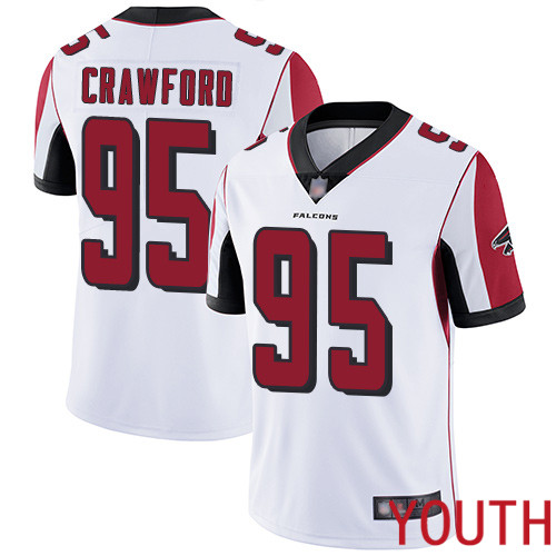 Atlanta Falcons Limited White Youth Jack Crawford Road Jersey NFL Football 95 Vapor Untouchable